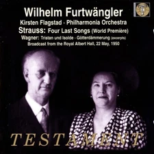 STRAUSS 4 Last Songs, WAGNER / FLAGSTAD, FURTWÄNGLER (CD, 2007, Testament)
