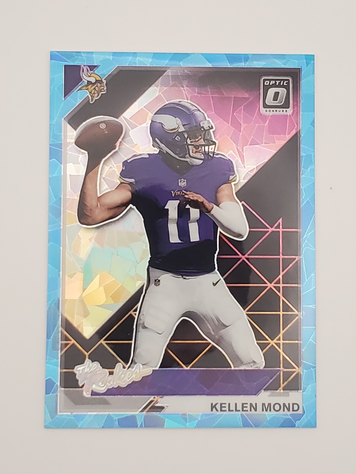 2021 Panini Donruss Optic - Ice Prizm 13/15 The Rookies Kellen Mond (RC) SSP
