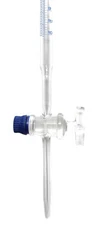 Burette 100ml, Class A, DIN 385, Glass Key Stopcock, Borosilicate - Eisco Labs
