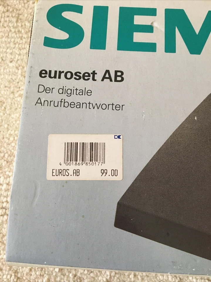 Siemens Euroset AB Digital Answering Machine- Der Digitale Great Condition - Image 2 of 4