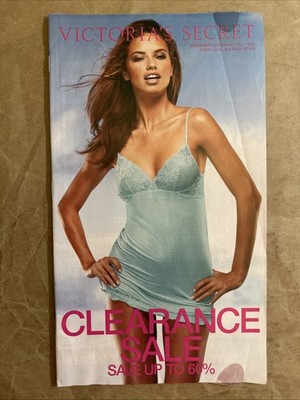 Victoria's Secret Catalog September Clearance 2005 Adriana Lima | eBay