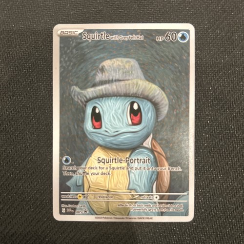 Pokemon Squirtle Van Gogh Black Star Promo Card FAN Art