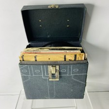 Vintage 45 RPM Vinyl Record Lot Of 50 Records Pop Rock 50's 60's 70s With Case