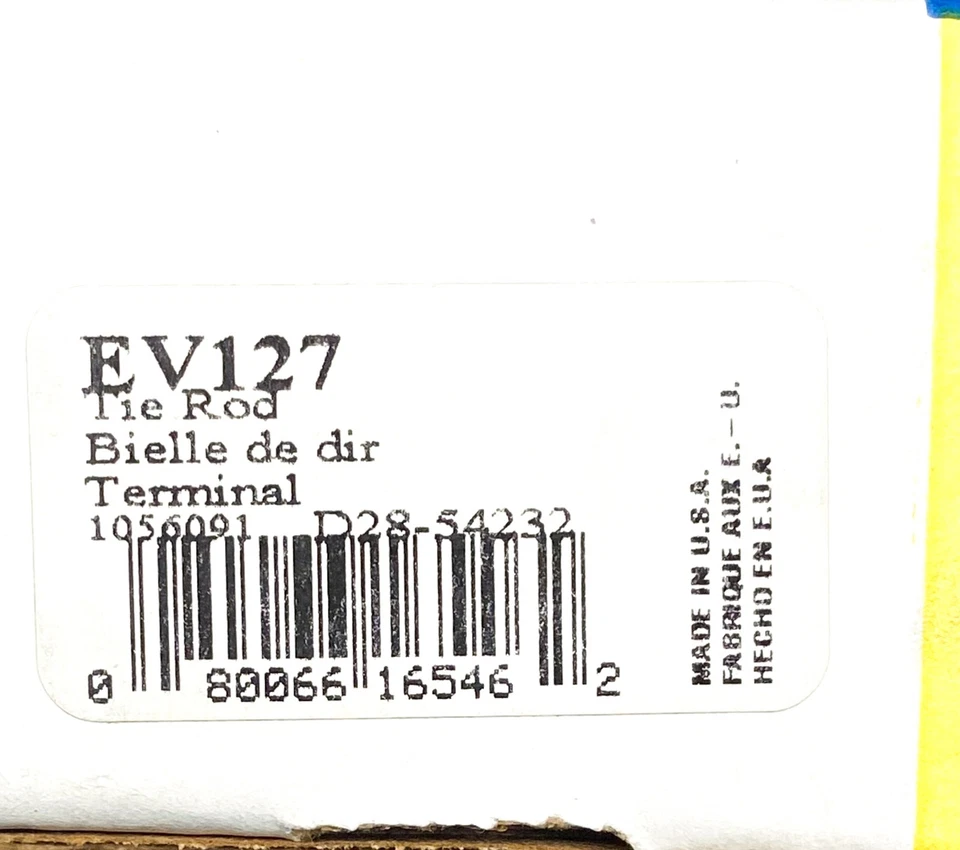 Extremo de varilla de amarre de dirección Moog EV127 para Ford Lincoln Mercury varios vehículos Foto 3 de 3