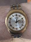 Vintage '71 Seiko 6106-8570 DX Dress Watch, Orig. "Coffin-Link" Band, Works