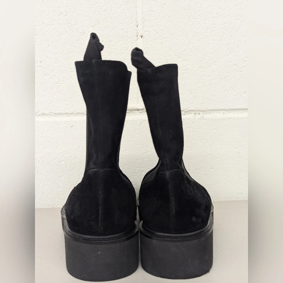 Nuevo Stuart Weitzman Henley Chelsea Botín en Negro Ante Elástico sin Cierres - Imagen 3 de 4