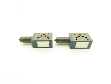Bosch 0811101257 Hydraulic Pressure Relief Sandwich Valve 4500 PSI Lot of 2