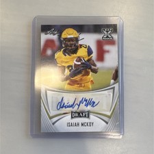 Leaf 2021 Draft Autographs Isaiah McKoy Rookie Autograph #BA-IM2 Football