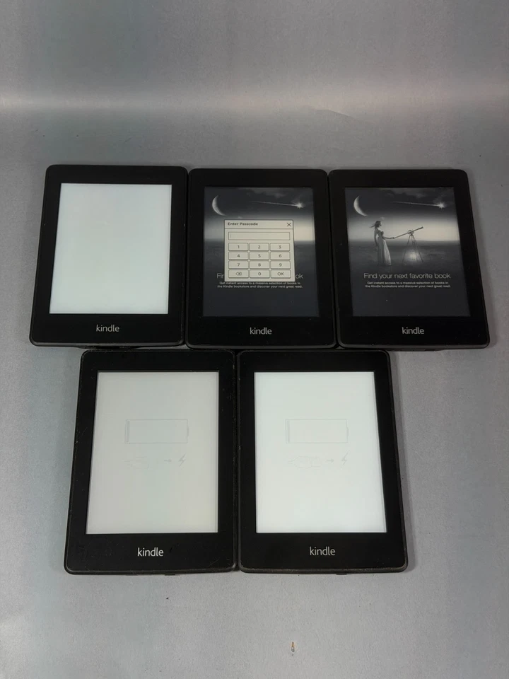 Lote 5 Lectores Electrónicos Amazon Kindle Piezas/Reparación EY21 y DP75SDI Modelos Mixtos Foto 2 de 4
