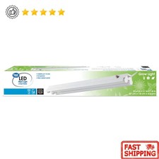 2ft LED Grow Light 14W Full Spectrum Linkable W/ Integrated Outlet Durable New