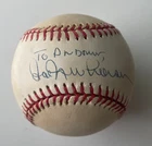Hal Newhouser HOF Tigers Autograph Auto Official Baseball Beckett Certified