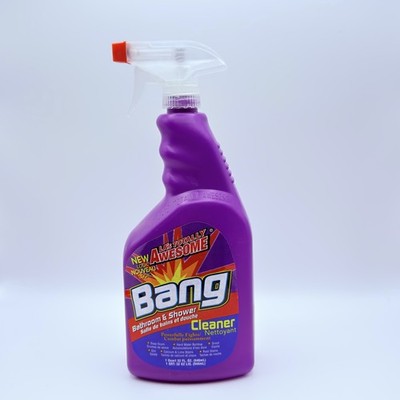 Bang Awesome LA's Totally Bathroom Shower Spray Bath Tub Kitchen  Cleaner 32 Oz