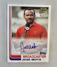 2021 Archives Fan Favorites Autographs Jose Mota Auto #FFA-JMO