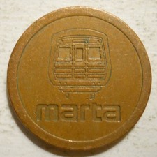 MARTA (Atlanta, Georgia) transit token - GA60AH