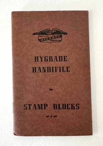Vintage Hygrade Handifile - Stamp Mint Block File