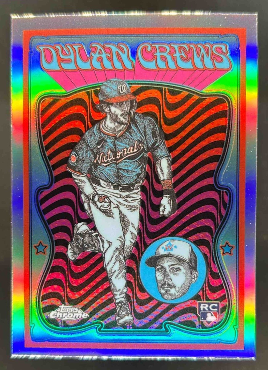 2025 Topps Chrome Dylan Crews Ultraviolet All-Stars RC Rookie #UV-10 Nationals