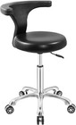 Nazalus Rolling Stool Adjustable Drafting Chair, Heavy Duty Metal Base