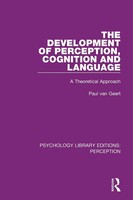 Paul Van Geert | The Development Of Perception, Cognition And Language | Buch