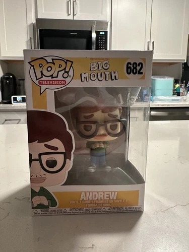 Funko Pop! Netflix Television Big Mouth Andrew  #682 Vaulted Rare