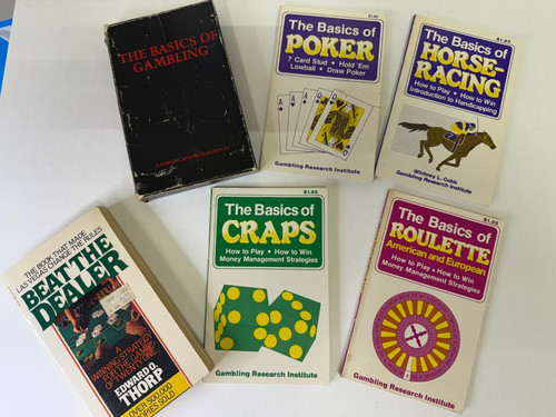 Beat the Dealer - Edward O. Thorp AND The Basics Of Gambling ~ 5 books