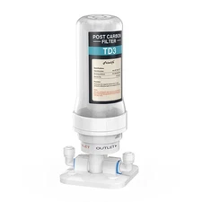 TD-3 Inline Water Filter, Fast Replacement Post Water Filter Removes Chlorine...
