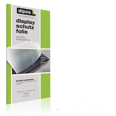 2x Schutzfolie matt für Ulefone A11 Pro Displayschutzfolie Folie Display Schutz