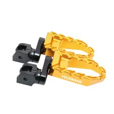 For GSX-R 750 00-03 02 01 BUZZ Front Footpegs 40mm Arm GOLD Laser