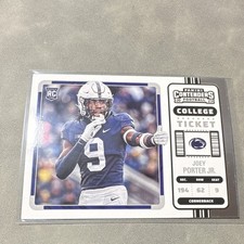 Panini 2023 Chronicles Contenders College Ticket Joey Porter Jr. #25 Rookie Pen…