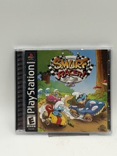 Smurf Racer (Sony PlayStation 1, 2001) PS1 Black Label Complete With Manual CIB