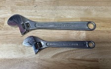 Craftsman Usa 2pc Adjustable Wrench Set 8 10 44604 44603