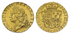 George II 1759 Half-Guinea, old bust