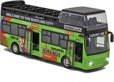 London Double Decker Bus Toy-1:32 Scale Die Cast Model Stagecoach Buses Pull Bac