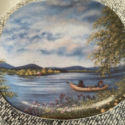 Arabia Finland Sammlerstück Wandteller Sommer in Lappland Anita Rantanen Berg
