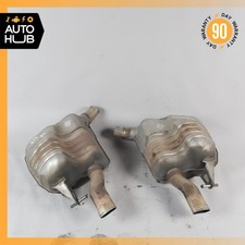 17-23 Mercedes W213 E300 M274 Left Right Exhaust Muffler Mufflers Oem
