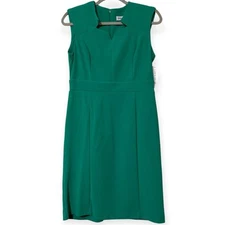 Shelby & Palmer women’s size 10 Elegant new emerald Green Sleeveless Dress zips