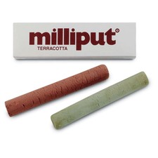 Milliput Epoxy Terracotta Red Two Part Putty Pottery Brick Garden Repair