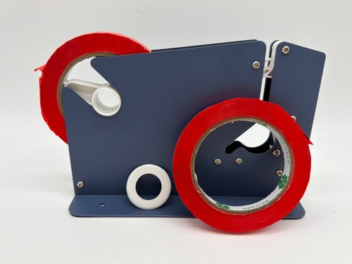 Kimilus Steel Tape Bag Sealer With 2 Rolls Red Film Tape - 3/8 Inch Width