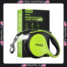 Retractable Dog Leash 26ft Heavy Duty with Rechargeable Light for Large Dogs