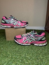 Scarpe da ginnastica ASICS GEL NIMBUS 16 donna US 9 corsa T485N rosa verde