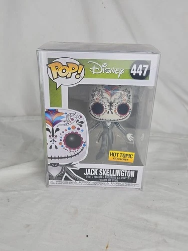Funko POP Jack Skellington Disney #447 Hot Topic Exclusive New VG Cond Fast Ship