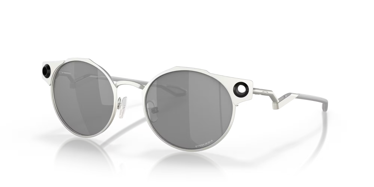 Oakley Sunglasses Deadbolt OO6046-0150 Satin Chrome Frame / PRIZM