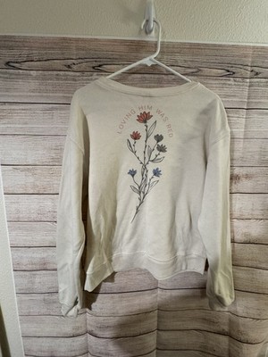 Taylor Swift Loving Him Was Red Crewneck Medium Official Merchandise