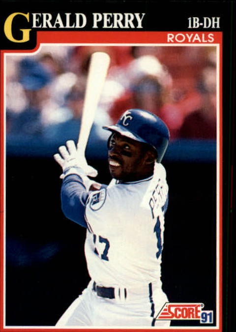 1991 Score #286 Gerald Perry - BB