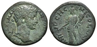 ANTIOCHE DE PISIDIE bronze de CARACALLA (211 217) Paix tenant une branche
