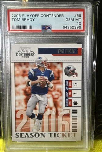 2006 Playoff Contenders - Tom Brady #59