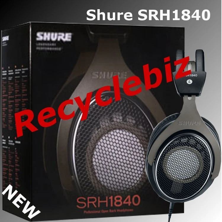 Shure SRH1840 NEW IN BOX Professional Open Back Headphones Free 2