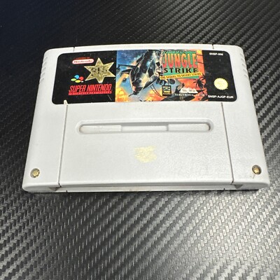JUNGLE    STRIKE      (SNES / Super Nintendo)  nur Spielmodul,  PAL-Version