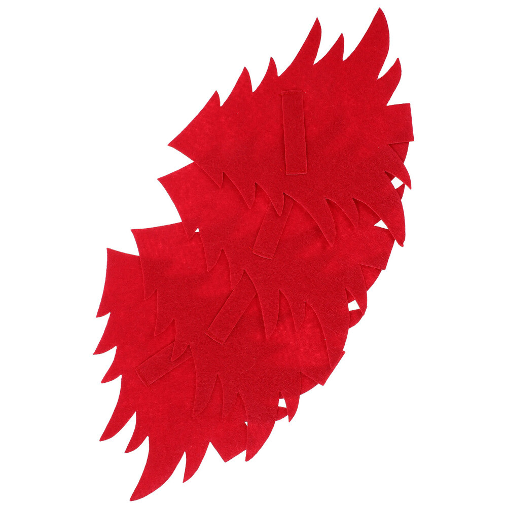 4pcs Christmas Tree Cutlery Holders Silverware Holders Xmas Theme Fork