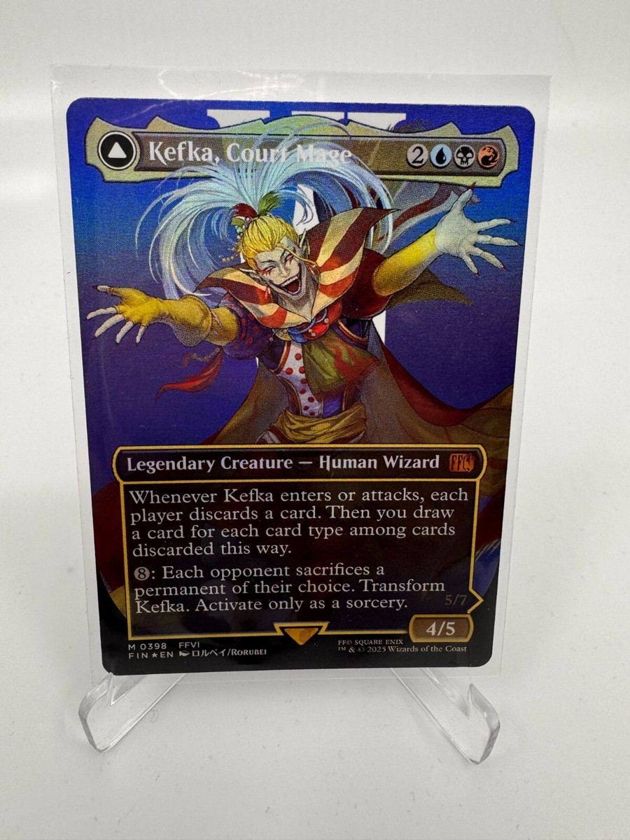 Kefka, Court Mage (Borderless) (0398) Final Fantasy Foil | eBay