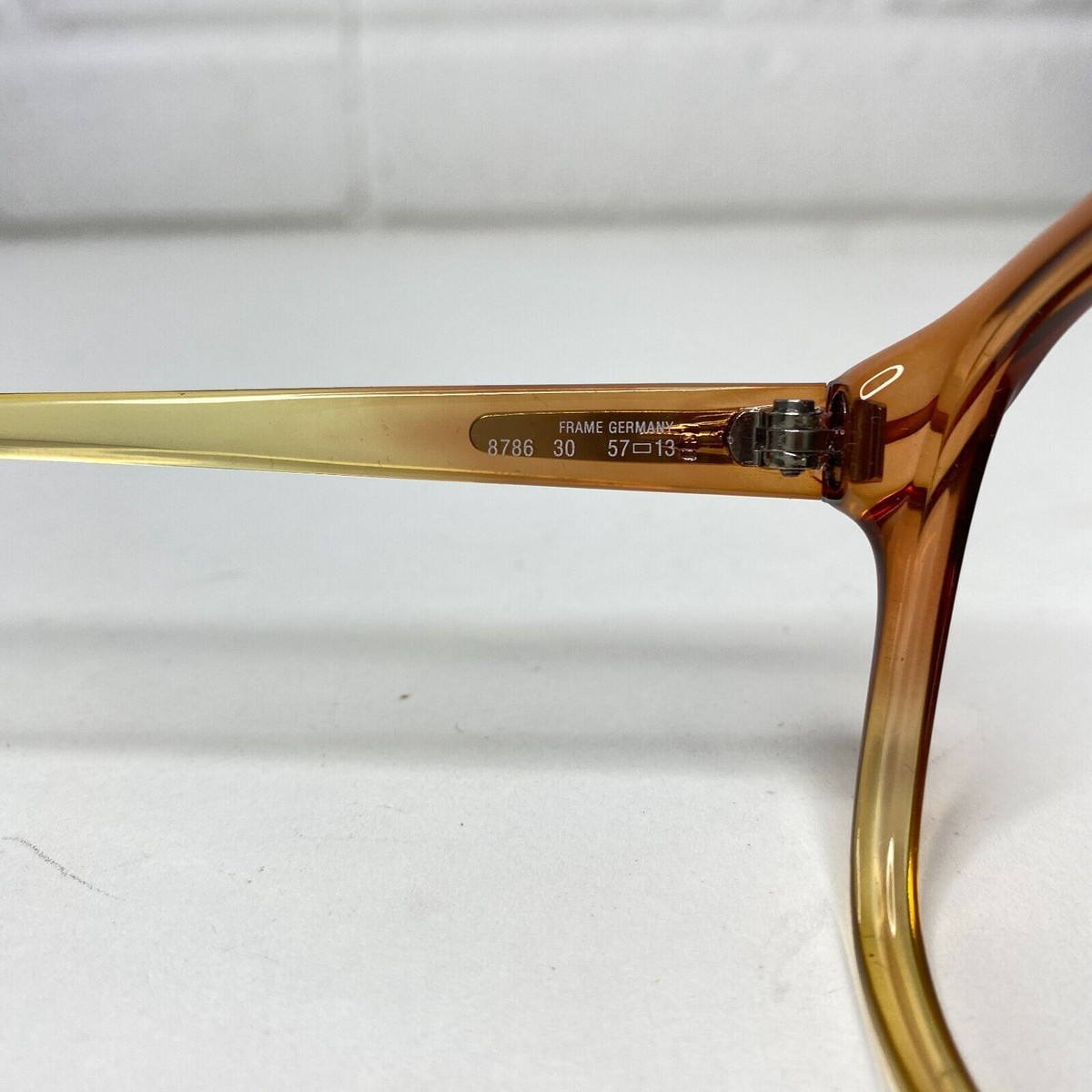 Vintage Terri Brogan 8786 30 Optyl Transparent‎ Oval Sunglasses Frame NOS H2691 Vintage Terri Brogan 8786 30 Optyl Transparent Oval  main image 3